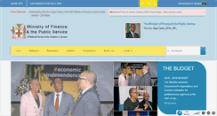 Desktop Screenshot of mof.gov.jm