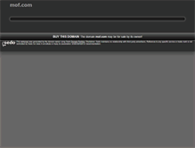 Tablet Screenshot of mof.com