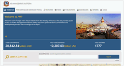Desktop Screenshot of amis.mof.gov.np