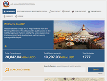 Tablet Screenshot of amis.mof.gov.np