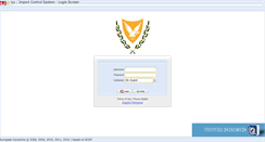 Desktop Screenshot of ics.customs.mof.gov.cy