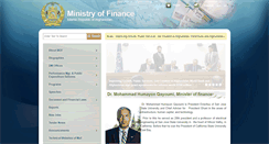 Desktop Screenshot of mof.gov.af